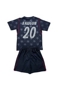 Yhdysvallat Folarin Balogun #20 Jalkapallovaatteet Lasten Vieraspeliasu MM-kisat 2026 Lyhythihainen (+ Lyhyet housut)